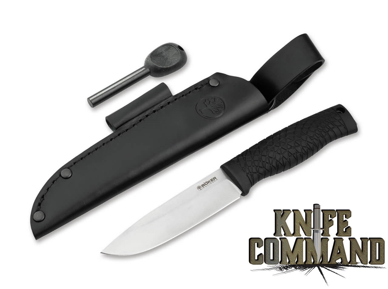 Boker Bronco CPM-3V Fixed Blade Hunting Bushcraft Knife 121504