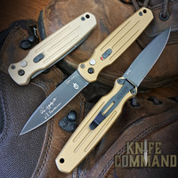 Gerber Mini Covert Automatic Knife, Coyote Brown, Black CPM-S30V, 30-001396
