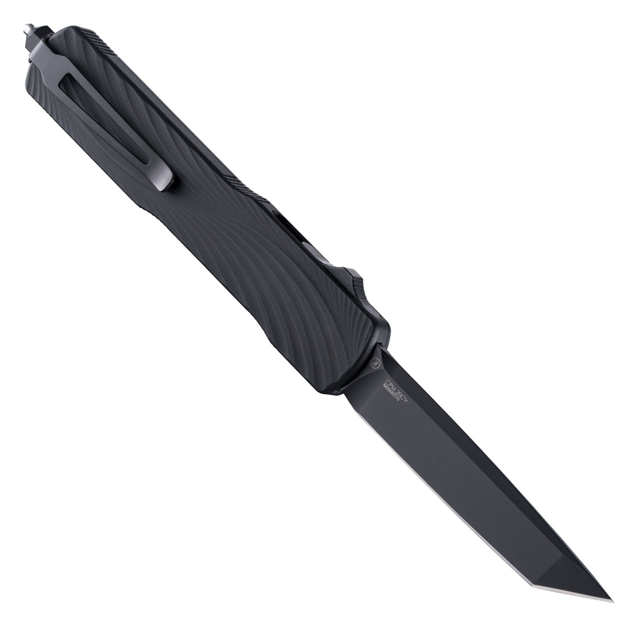 Hogue Knives Counterstrike Black G10 OTF Automatic Knife 3.35" CPM 20CV Black Tanto Blade 34860