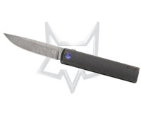 Fox Knives FX-543 DBL CHNOPS Folding Knife Titanium Damasteel® DS93X™ Gysinge™