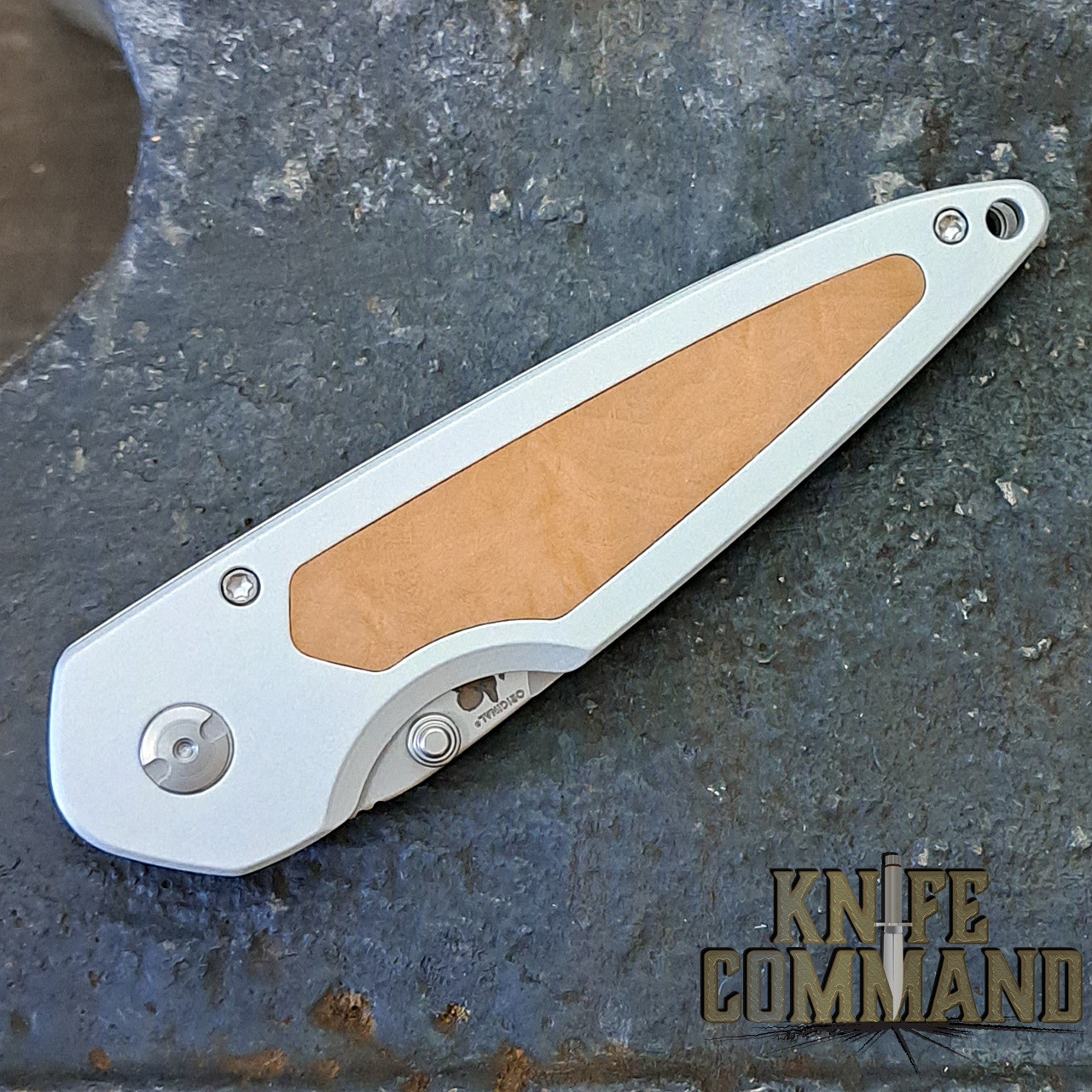 Eickhorn Solingen SlimCut Placid Matrona Wood Gentlemen's Knife Laser Serrated Blade