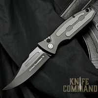 Boker Plus Kalashnikov 74 Black Automatic Knife Black Clip Point 01KALS136