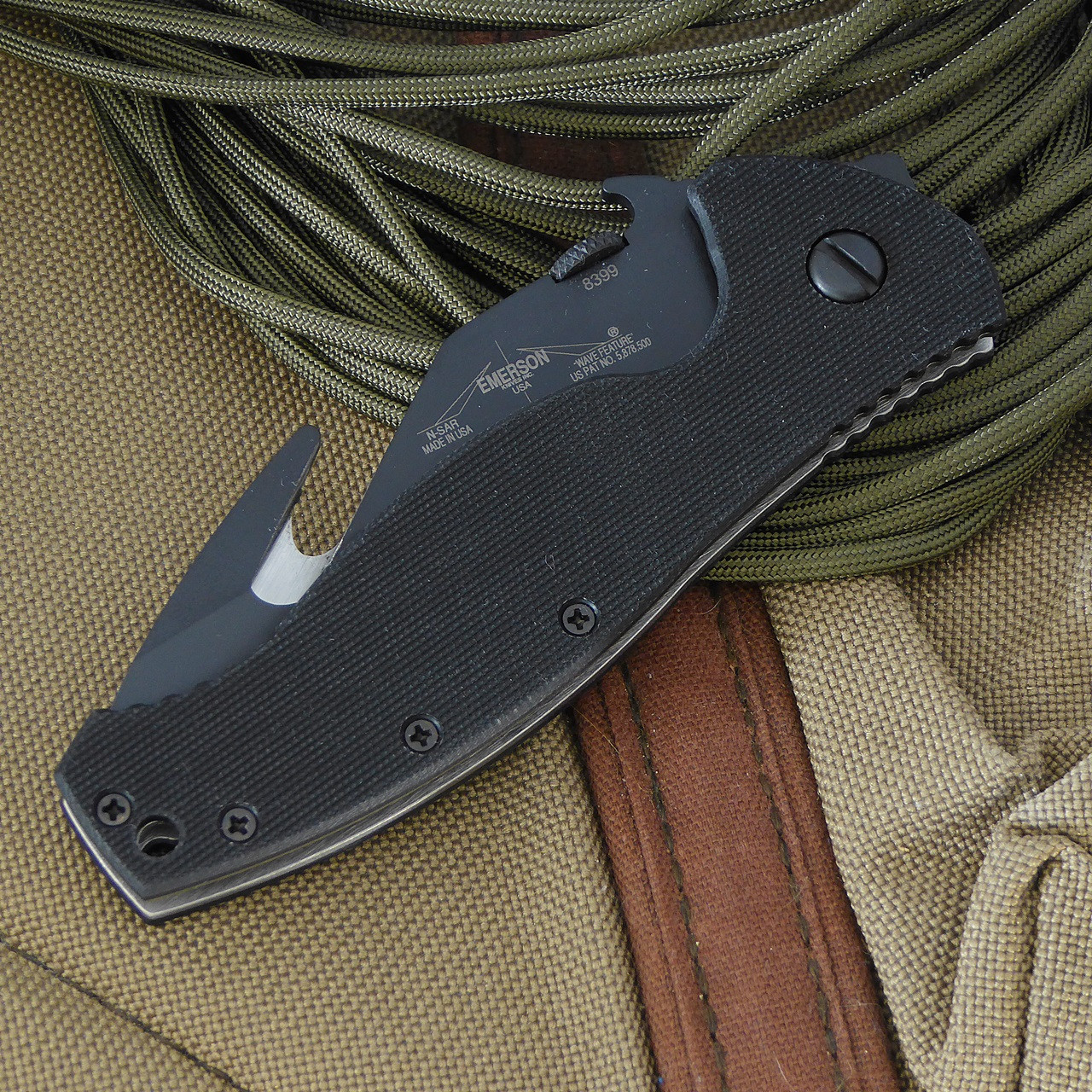 Emerson Knives N-SAR Folder U.S. Navy Tactical Rescue Knife
