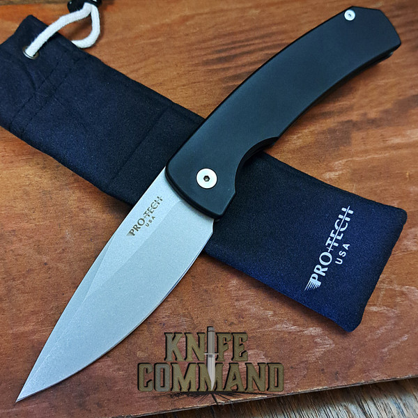 Pro-Tech Knives M2601 Mike Whiskers Allen Magic 2 Scale Release Automatic Folder Knife 154-CM Bead Blasted Blade