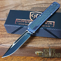 Guardian Tactical Custom Scout Carbon Fiber OTF Automatic Knife Two-Tone Clip Point Elmax Blade 142211