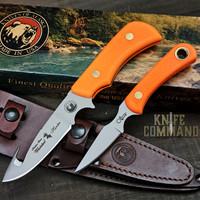 Knives of Alaska Trekker Whitetail Hunter Orange Suregrip Hunting Knife Combo 00202FG