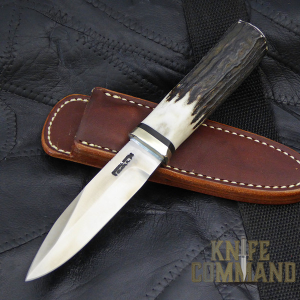 Randall Made Knives Non-Catalog Model Gambler 4" Stag Boot Knife