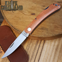 Moki MK-110PM Limited Edition Red Maple Fish Owl Lockback Folding Knife