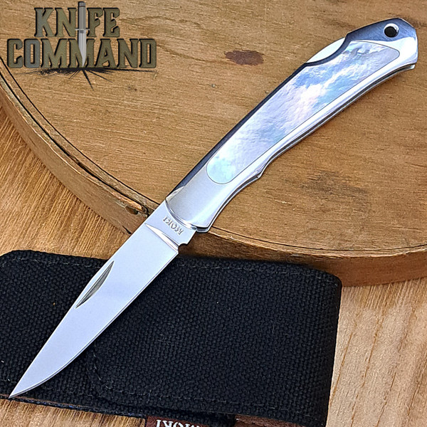 Moki MK-610E Limited Edition Serapis White Mother of Pearl VG-10 Premium Lockback Folding Knife