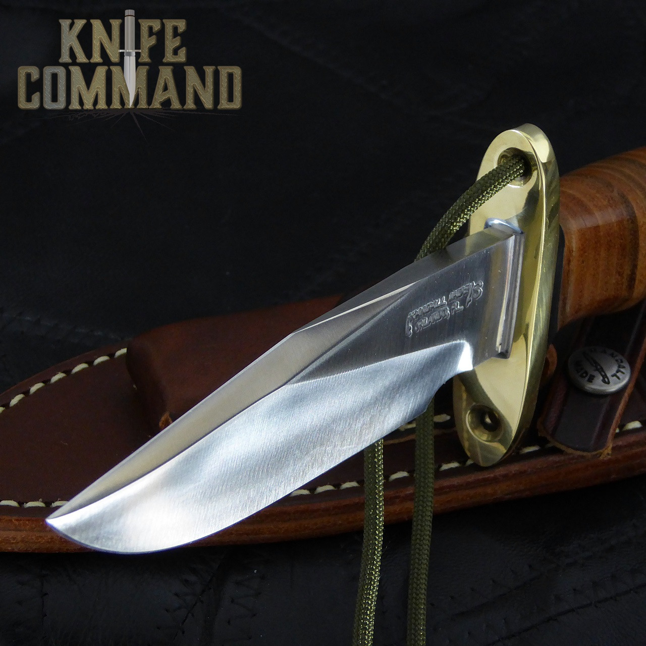 Randall Made Knives Non-Catalog Sergeant's Model Knife Combat Special.  Model 14 Attack hilt with thong holes.