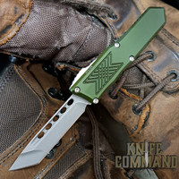 Guardian Tactical GTX-025 OTF OD Green Automatic Knife Stonewash Tanto-point 12-8521