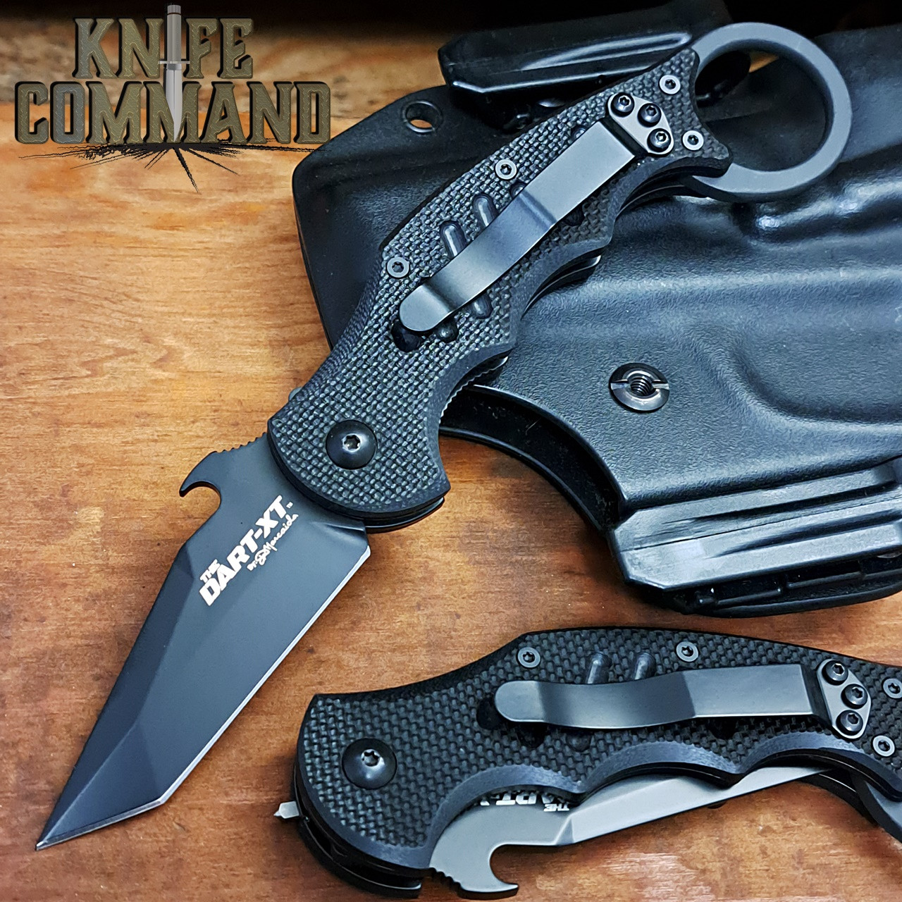 Fox Knives FX-597XT Dart Folding Karambit Tanto Knife Black