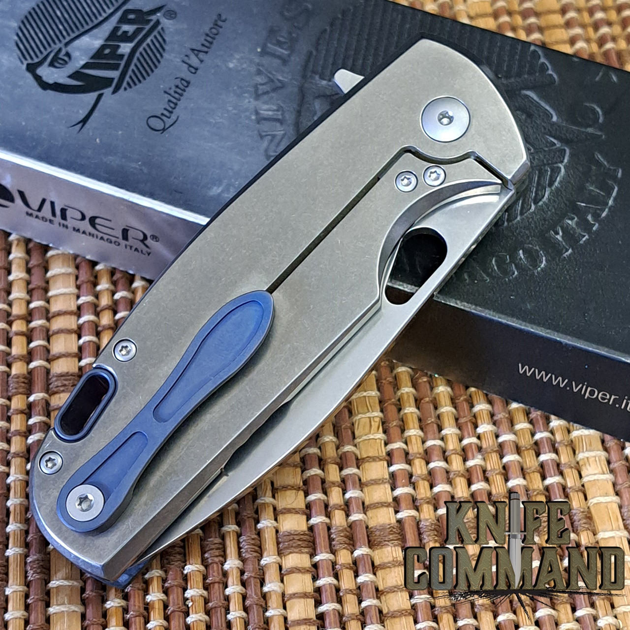 Viper Knives Jesper Voxnaes Kyomi Titanium and Carbon Fiber