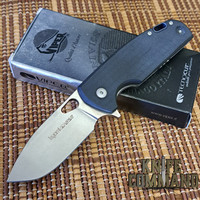Viper Knives Jesper Voxnaes Kyomi Titanium and Black G10 Flipper Folding Knife 5934GB