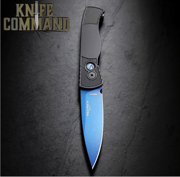 Pro-Tech Knives T203-SB Tactical Response TR-2 Automatic Knife Police Law Enforcement Folder 3" MAGNACUT Sapphire Blue Blade