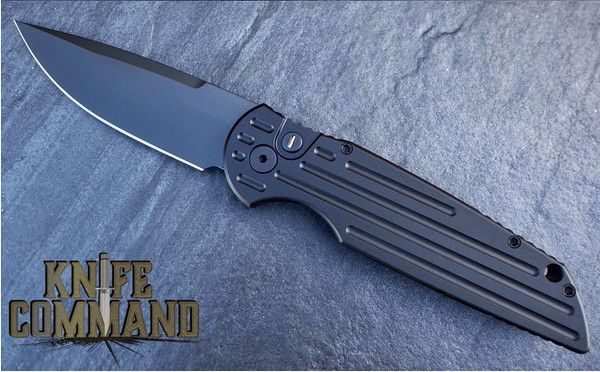 Pro-Tech Knives Tactical Response TR-3 SWAT OPERATOR Automatic Knife Police Law Enforcement Sterile Folder 3.5" Black DLC Blade