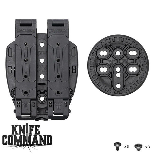 Blade-Tech Tek-Mount Quick Connect Mounting System Kit on Molle-Loks- Insert Disk and Receiver System for Holsters and Sheaths Free Shipping