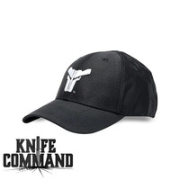Blade-Tech Hat Black with Centered White Bull Logo