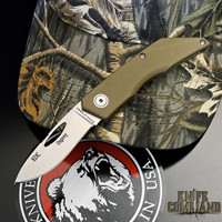 Knives of Alaska Osprey Slip-Joint Pocket Knife OD Green 00414FG
