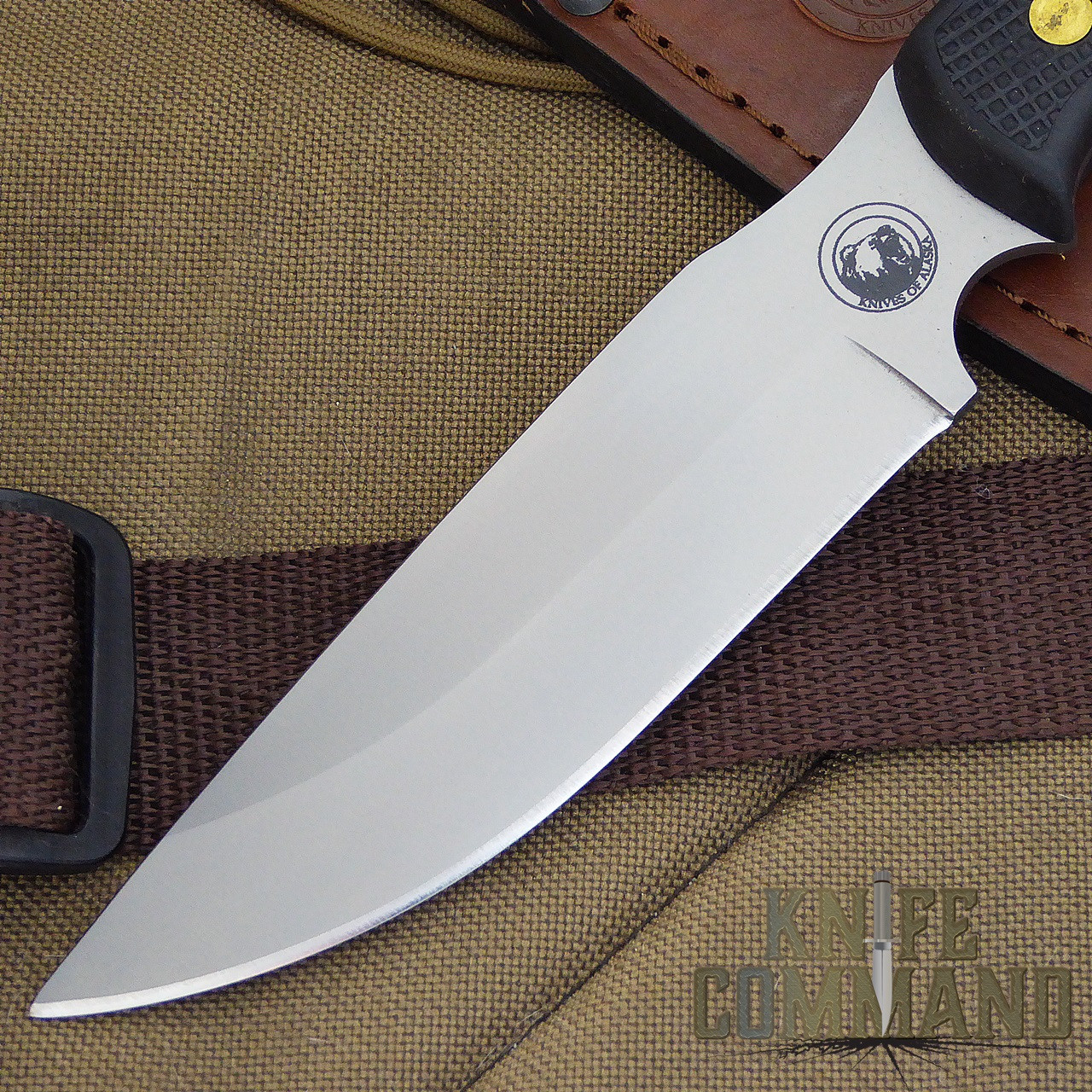 Knives of Alaska Bush Camp Hunting Knife.  D2 steel blade.