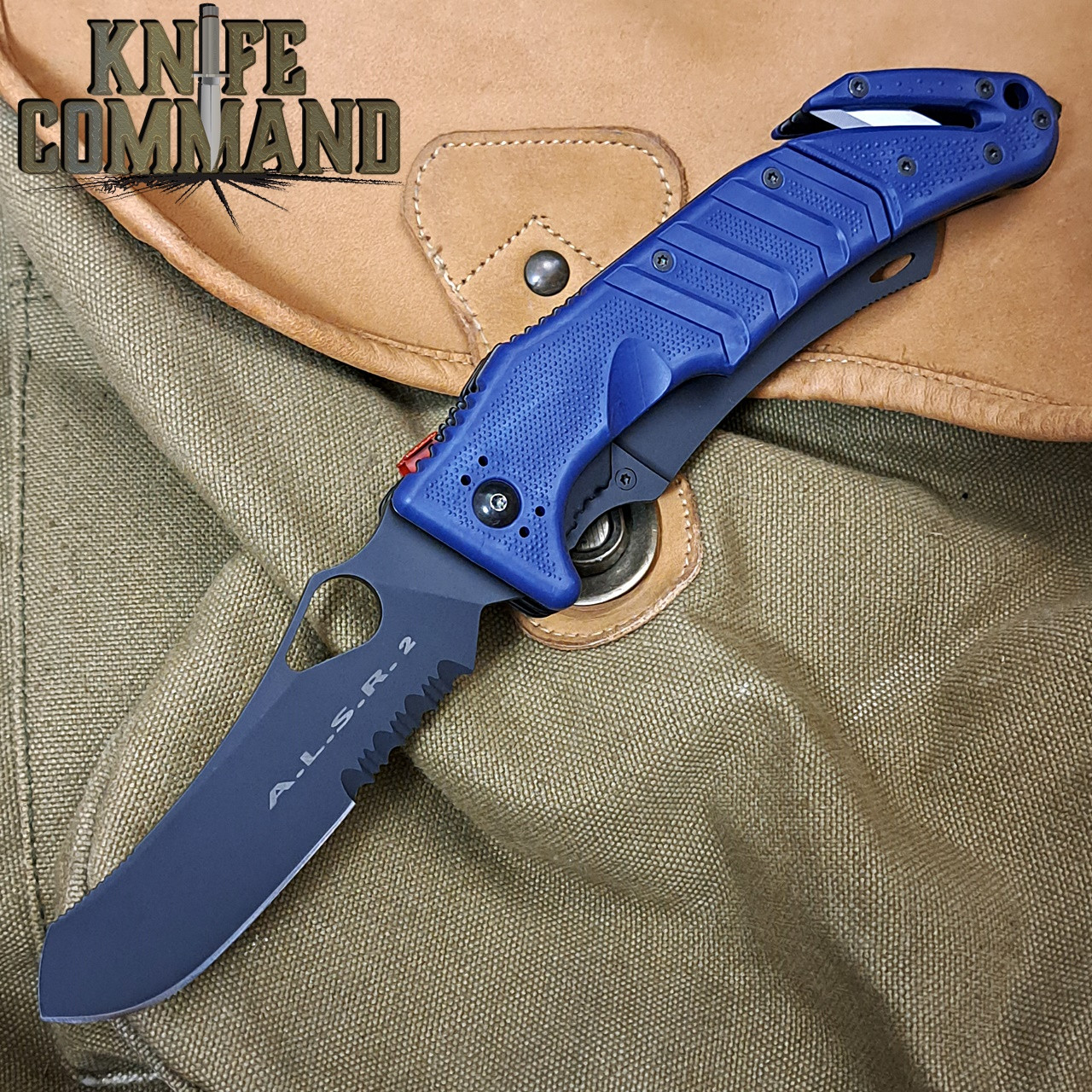 Fox Knives FX-447/2 BL Rare Blue G10 ALSR Italian Police