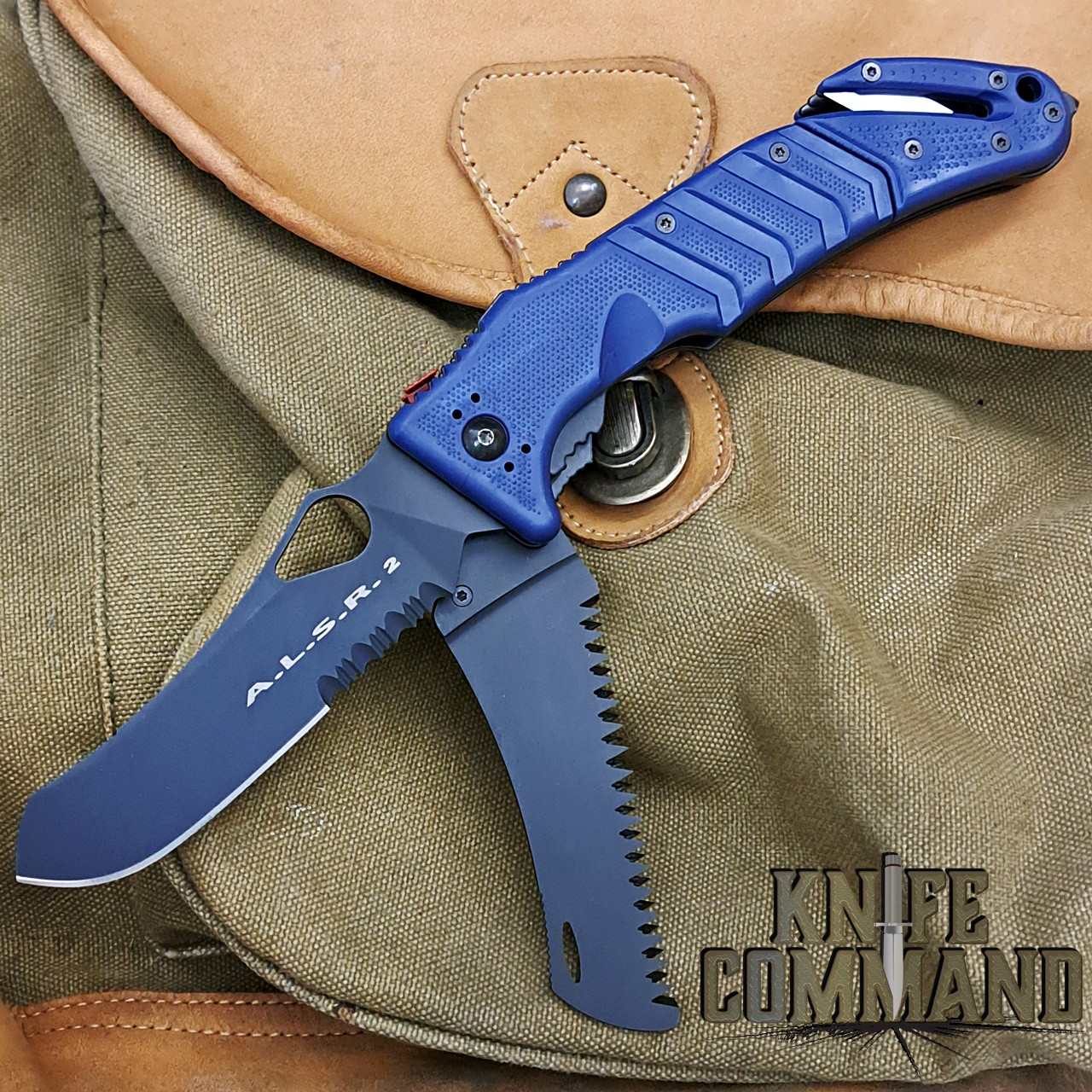 Fox Knives FX-447/2 BL Rare Blue G10 ALSR Italian Police
