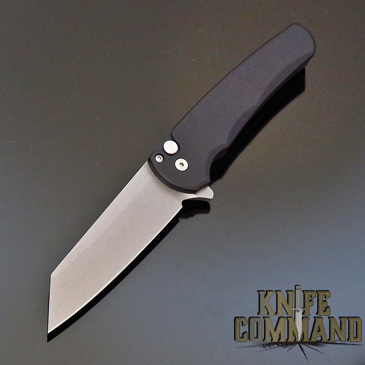 Pro-Tech Knives 5401 Malibu Manual Flipper Knife Folder 3.25" Stonewash MagnaCut Reverse Tanto Blade