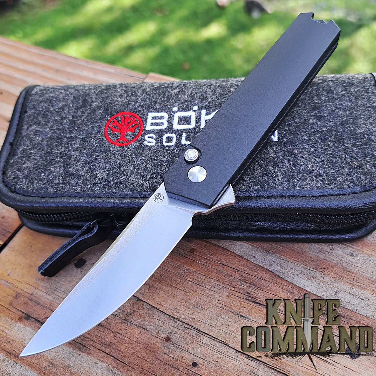 Boker Solingen Lucas Burnley Kwaiken Compact Flipper Button