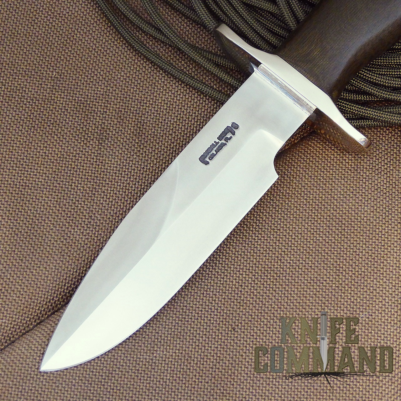 Randall Made Knives Non-Catalog Combat Companion Full Tang Knife.  Stainless steel blade with nickel silver guard.