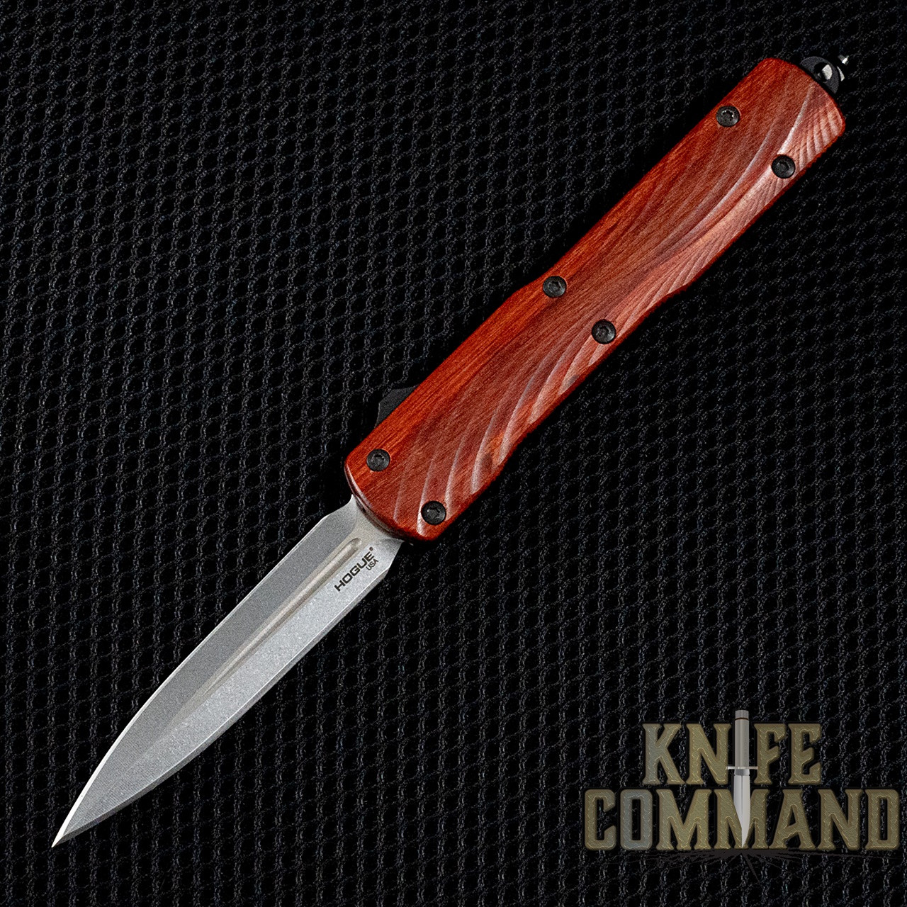Hogue Knives Collector Series Counterstrike Cocobolo OTF Automatic Knife 3.35" Magnacut Double Edge Blade 34891-LIM