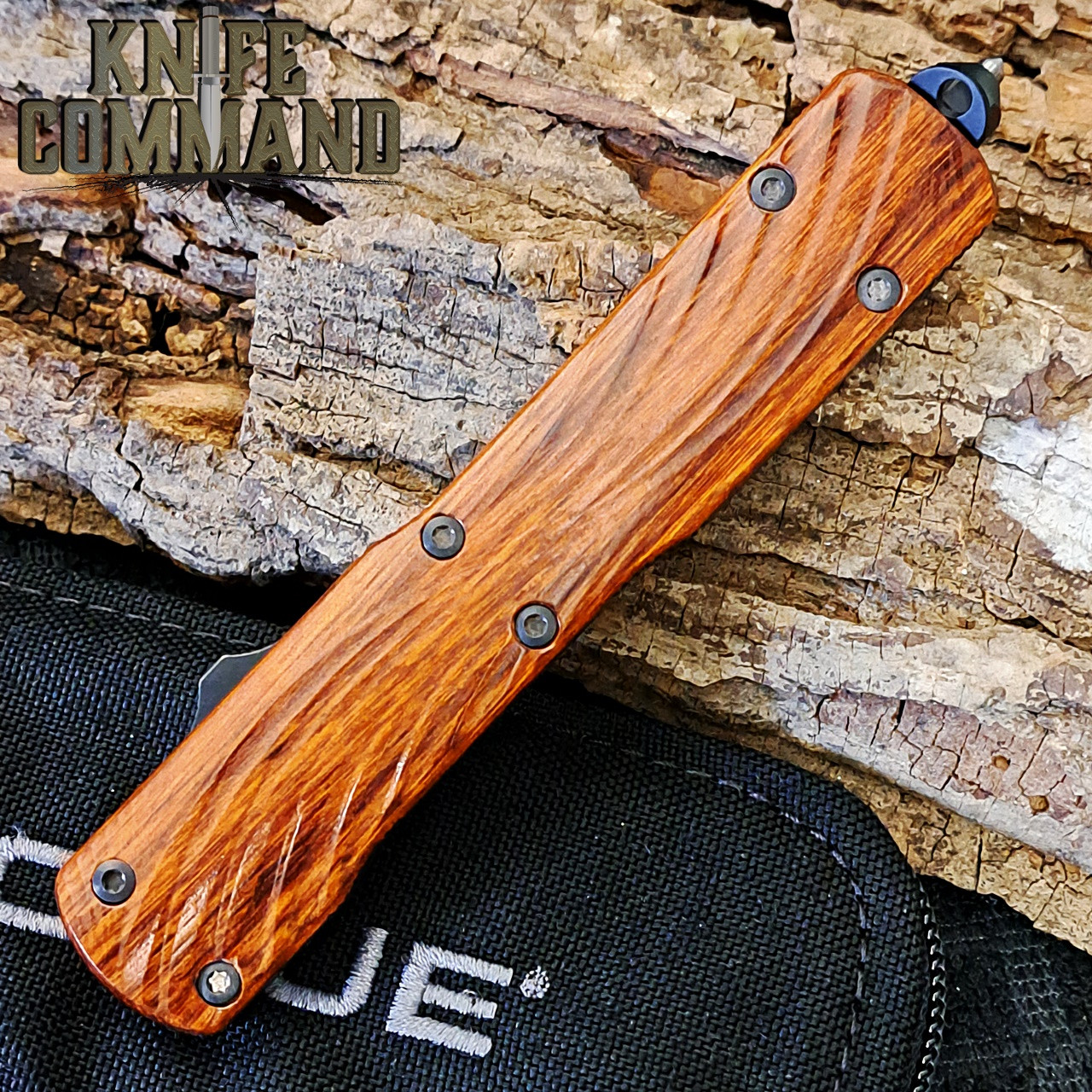 Hogue Knives Collector Series Counterstrike Cocobolo OTF Automatic Knife 3.35" Magnacut Double Edge Blade 34891-LIM