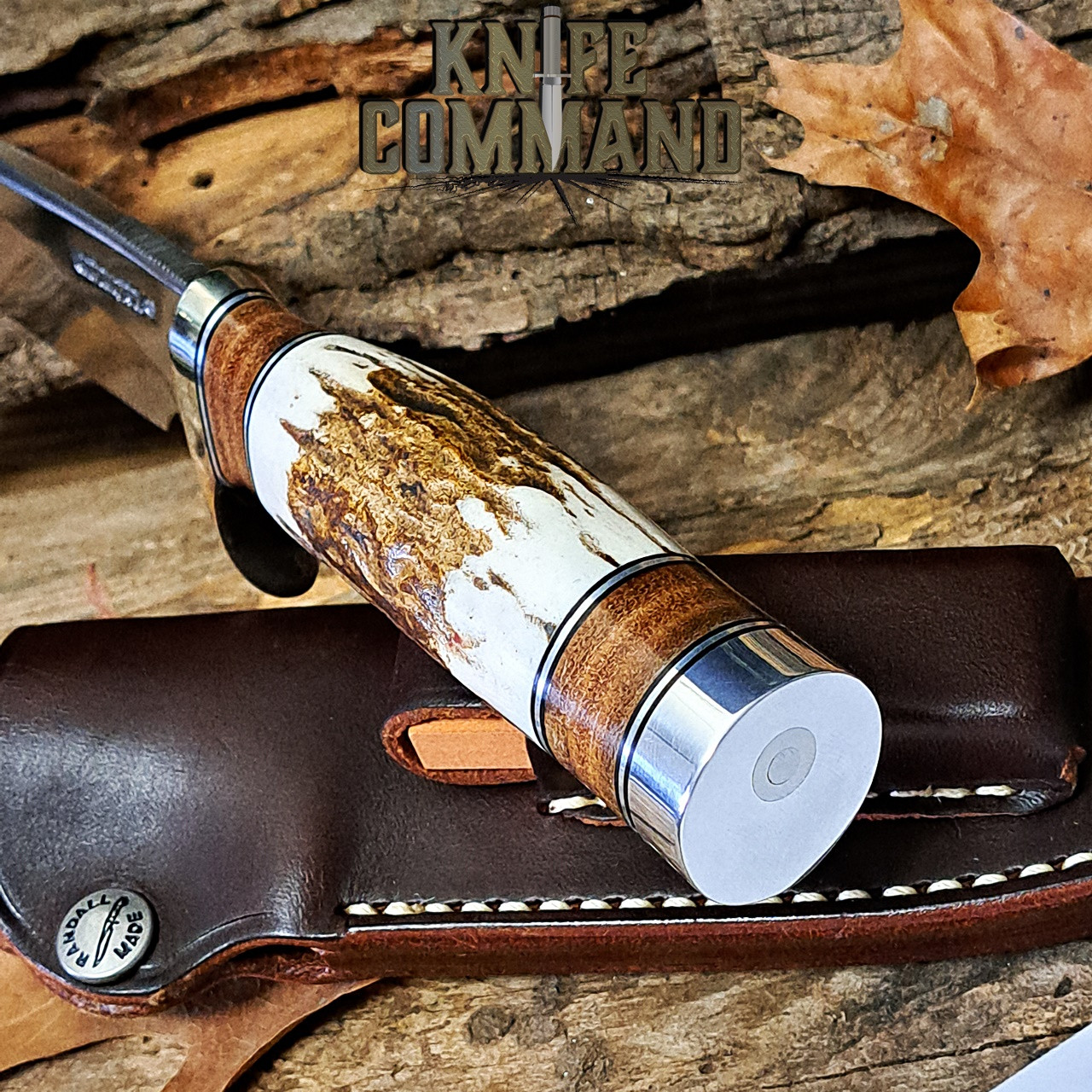 Randall Made Knives Model 25-5 Trapper Stag Hunting Knife