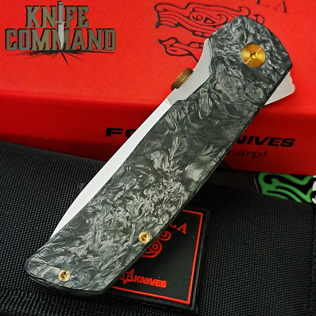 Fox Knives Bob Terzuola ATCF OG Carbon Fiber Original Gangster