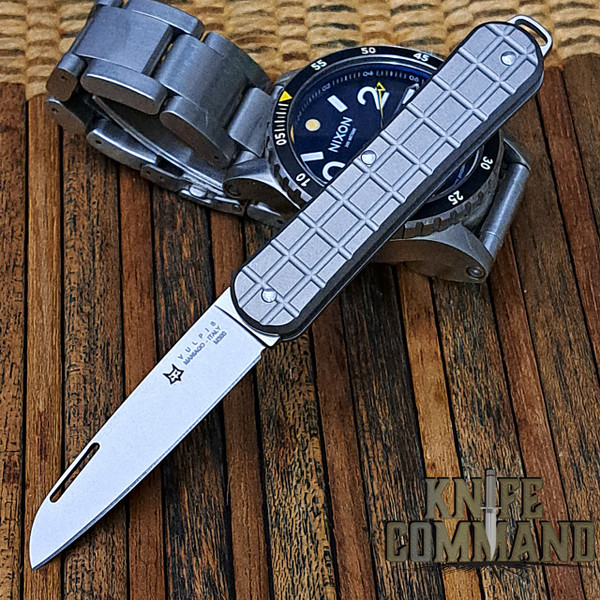 Fox Knives Vulpis Titanium Grenade Pattern Gentleman's Folding