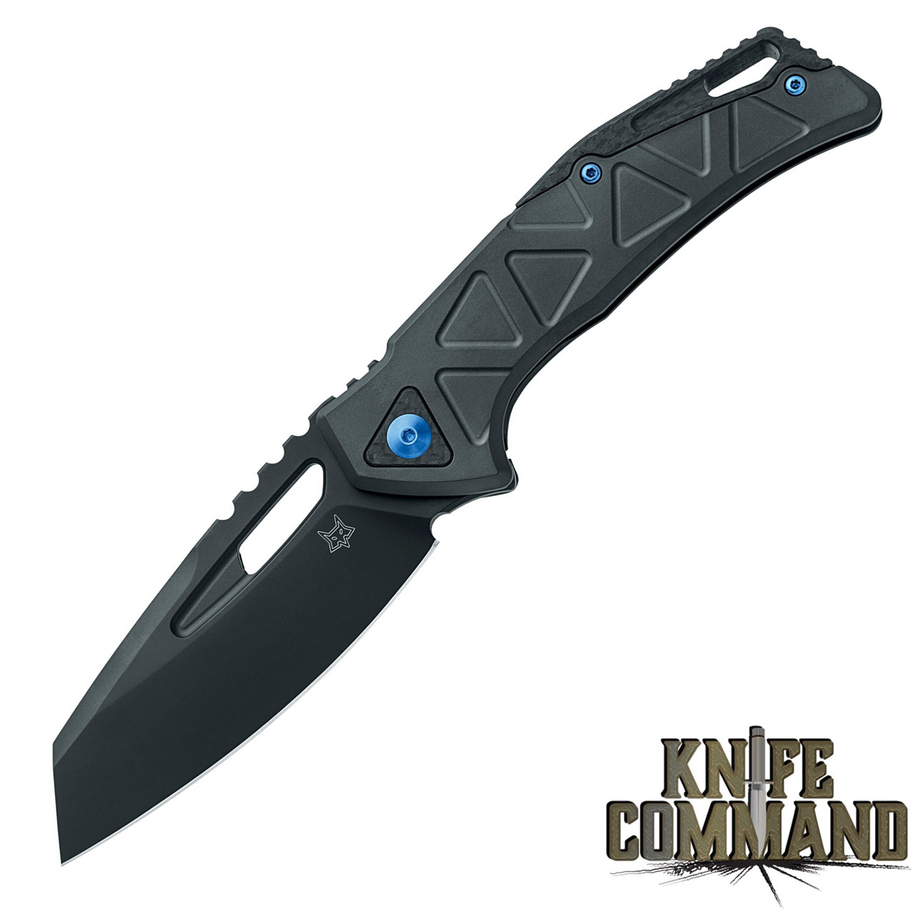Fox Knives Stefan Merk Chronos Black Aluminum MagnaCut Knife FX