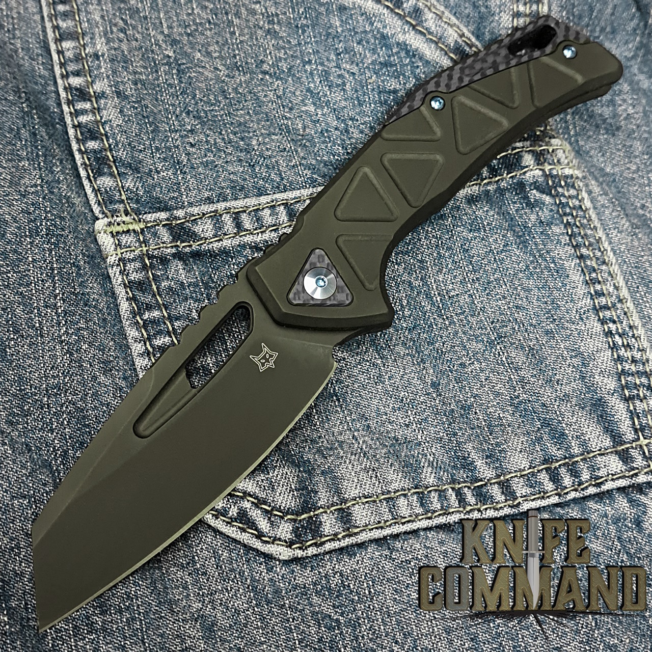 Fox Knives Stefan Merk Chronos Black Aluminum MagnaCut Knife FX