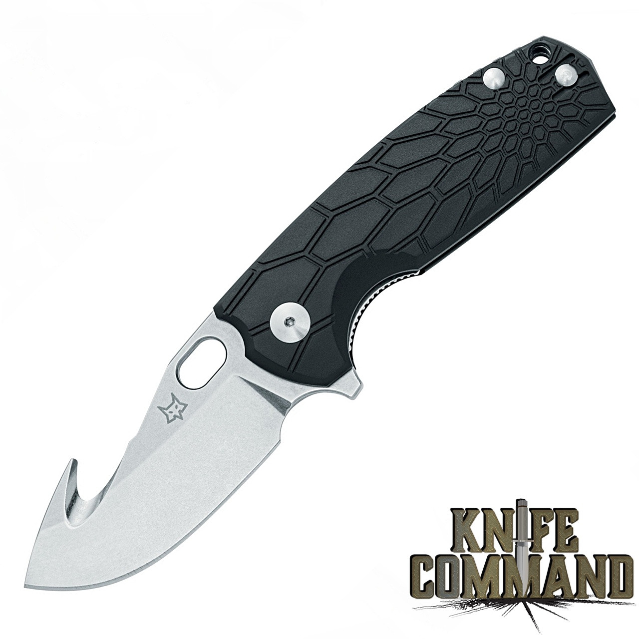 Fox Knives Vox Core Hunter FX-624 B Black Folding Knife Stonewash Blade
