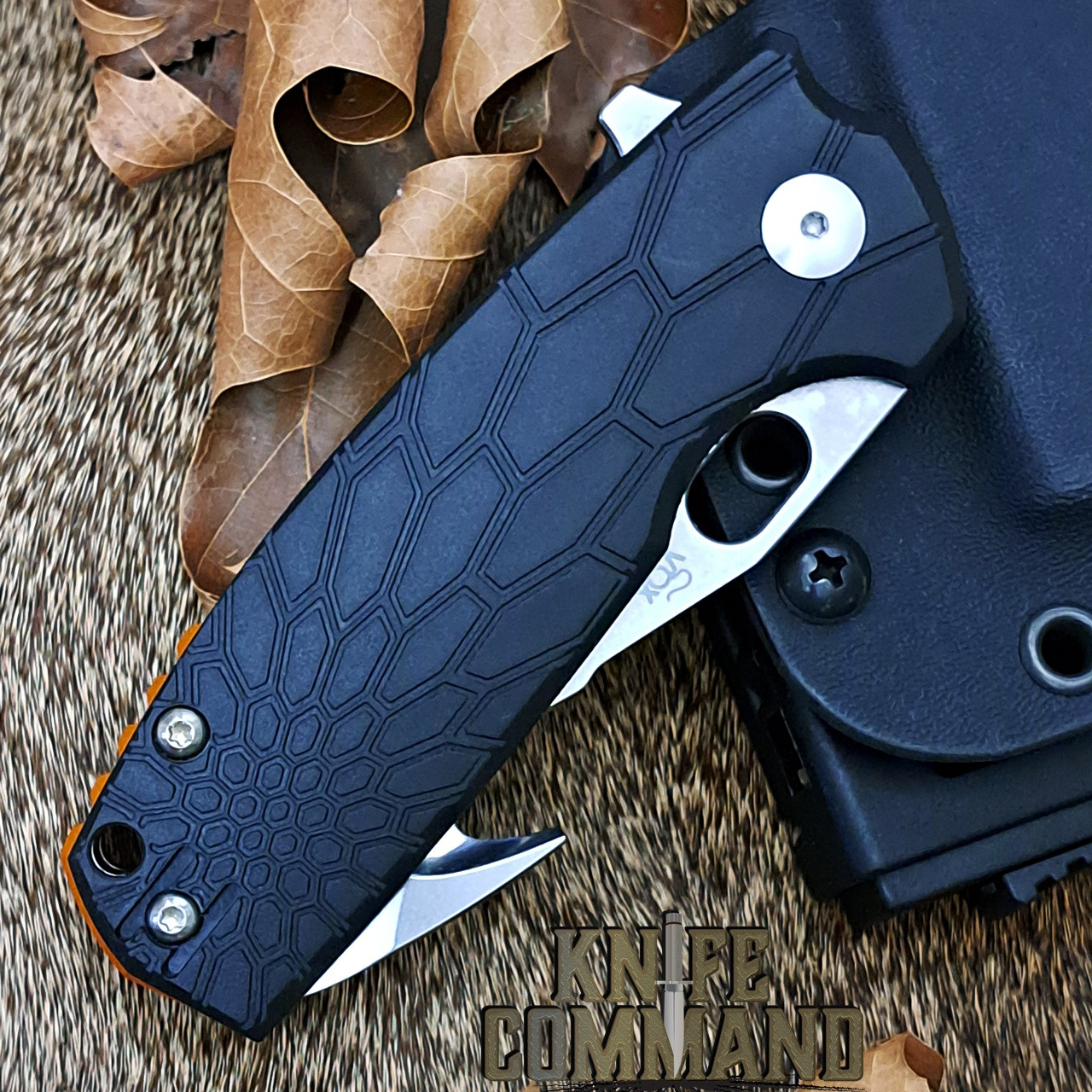 Fox Knives Vox Core Hunter FX-624 B Black Folding Knife Stonewash Blade