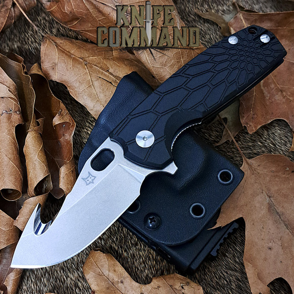 Fox Knives Vox Core Hunter FX-624 B Black Folding Knife Stonewash Blade