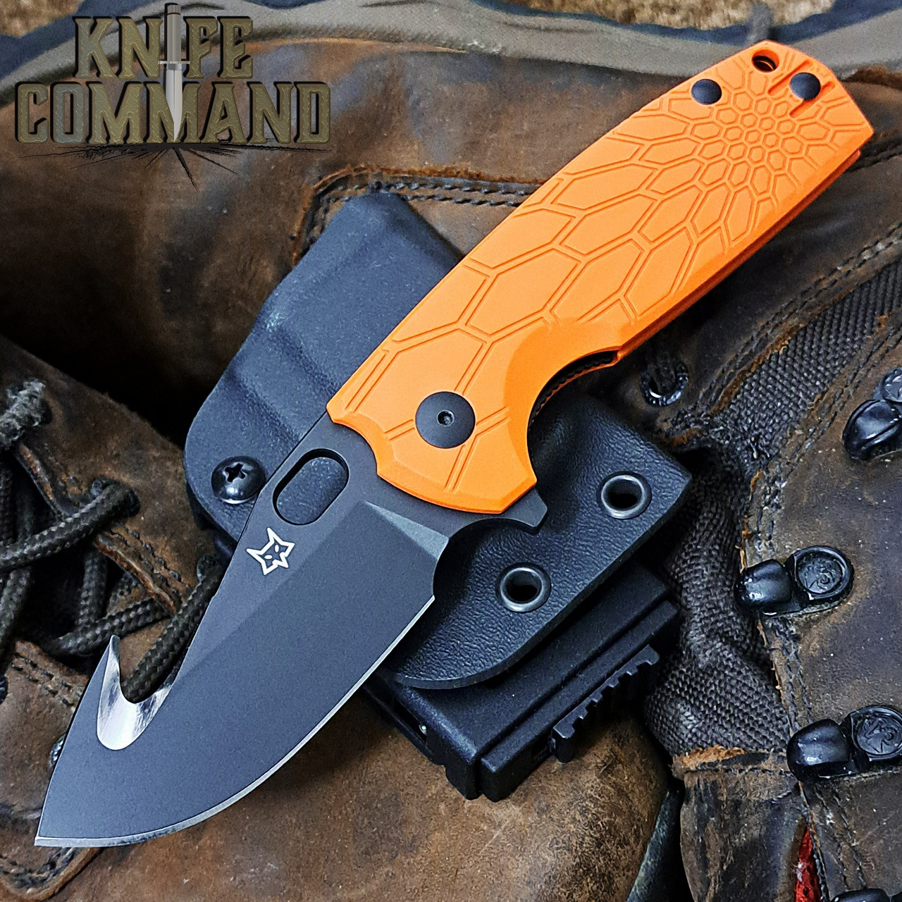 Fox Knives Vox Core Hunter FX-624 OR Blaze Orange Folding Knife