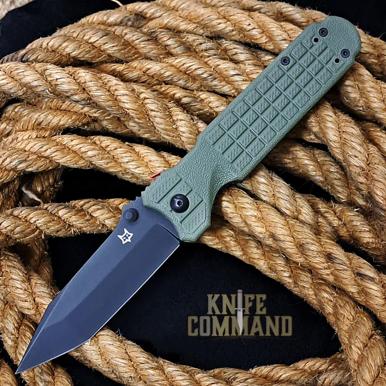 Fox Knives FKMD Predator Evolution OD Green Niolox Tanto Tactical