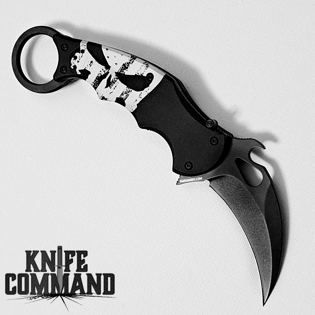 Fox Knives FX-599 ALB-4 Skull Folding Lockback Karambit EVO