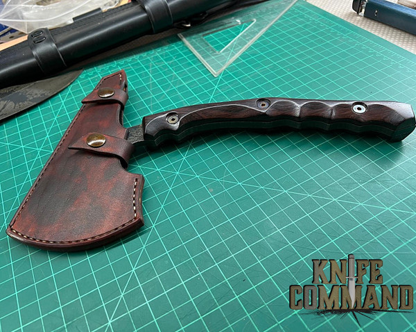 Wander Tactical Custom Pterodactyl Marble D2 Pao Santos Wood Tactical Axe Tomahawk