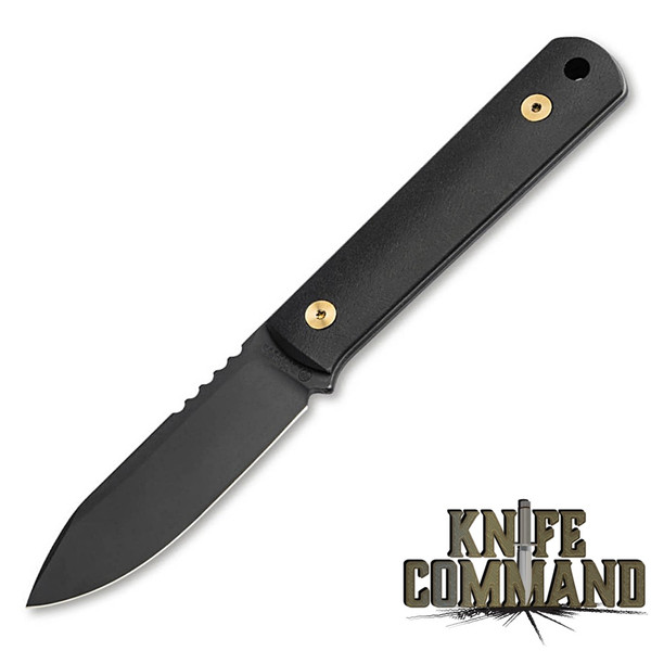 Boker Lucas Burnley Barlow BFF Packlite AllBlack Stargaze EDC Fixed Blade Knife 120751