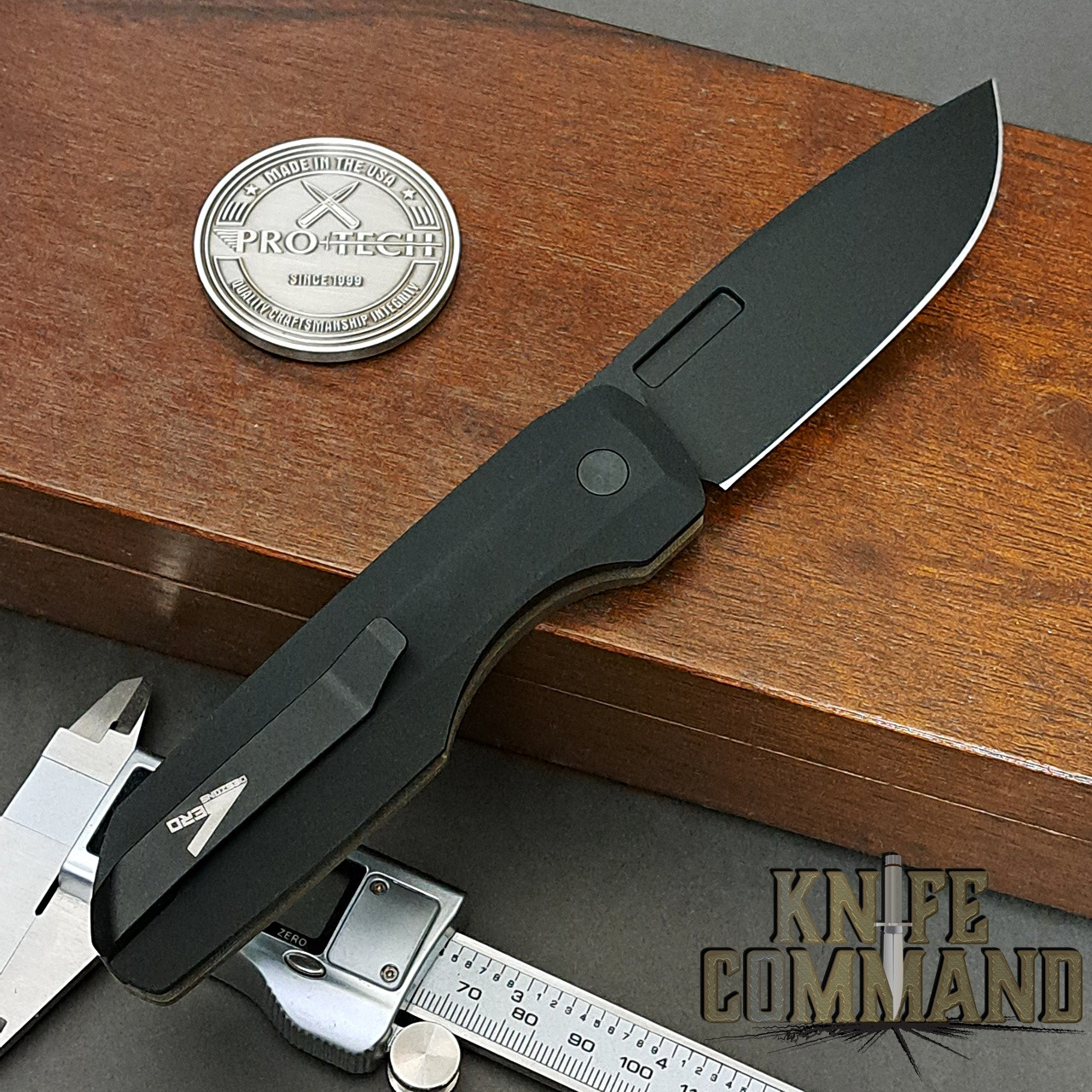 Pro-Tech Knives Vero Synapse Green Micarta Automatic Knife Folder