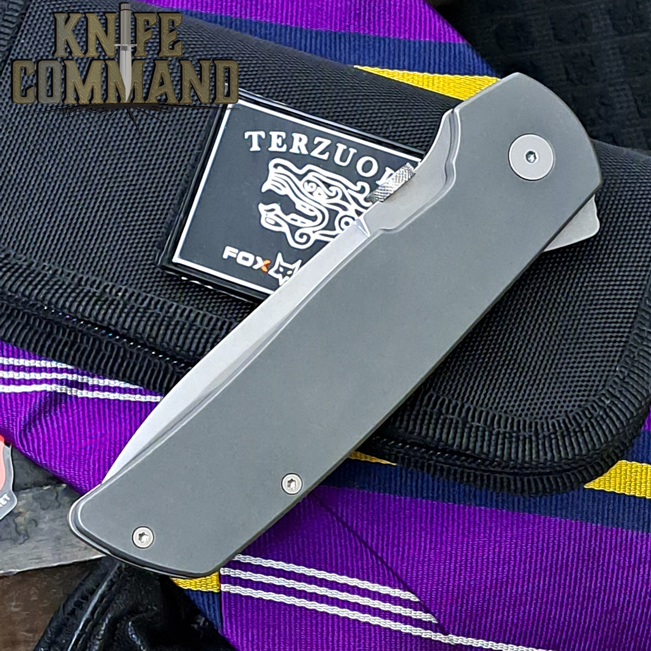 Fox Knives Bob Terzuola ATCF OG Titanium Original Gangster Knife FX-ATC-OG01