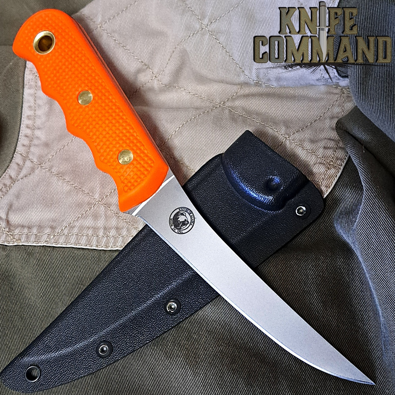 Knives of Alaska Orange Suregrip Hunting Professional Boning Knife 00019FG