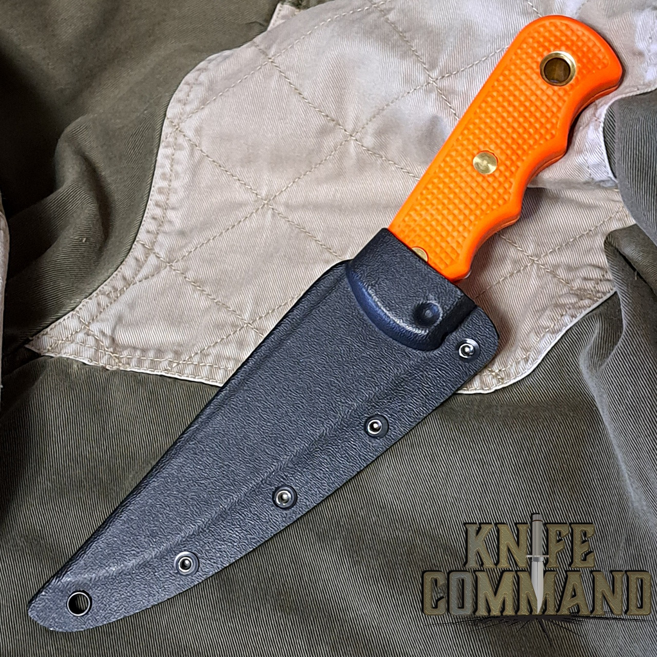 Knives of Alaska Orange Suregrip Hunting Professional Boning Knife 00019FG