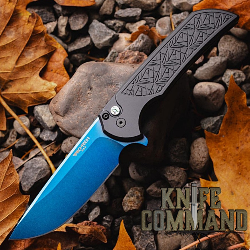 Pro-Tech Knives MX106-SB NEXUS Mordax Manual Flipper Knife Folder 3.625" Sapphire Blue MAGNACUT Drop Point Blade