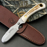 Knives of Alaska Muskrat S30V Stag Skinning Hunting Knife 00090FG